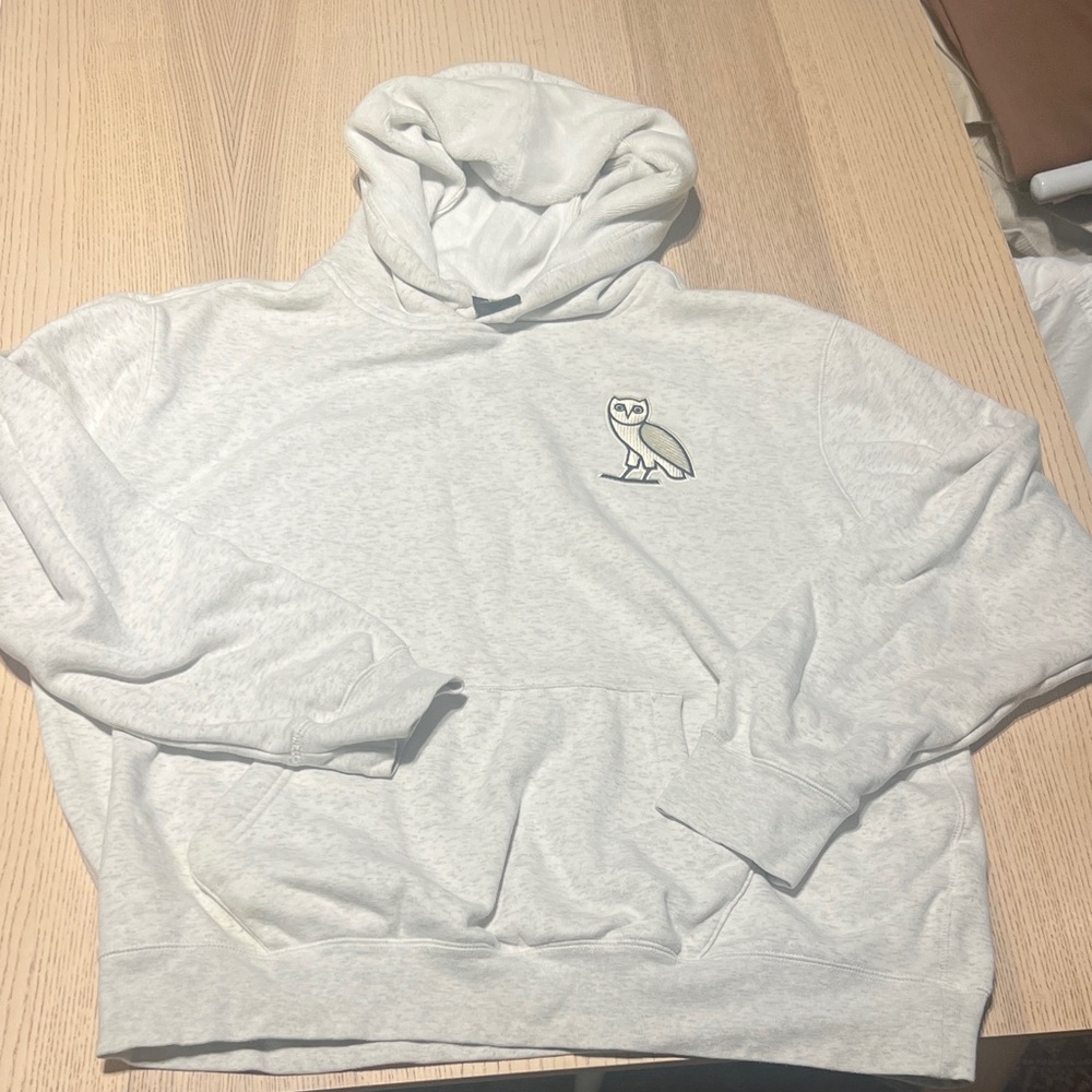 OVO Light Gray Crewneck Sweater